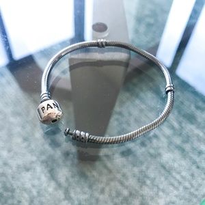 PANDORA Sterling Silver, Chain Clasp Bracelet